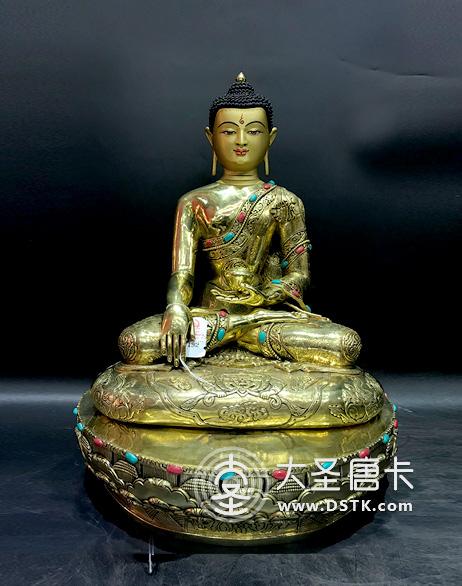 釋迦牟尼佛鎏金45cm