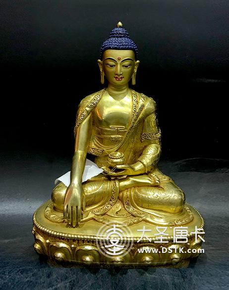 釋迦牟尼佛鎏金23cm