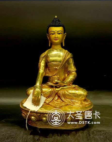 釋迦牟尼佛鎏金33cm