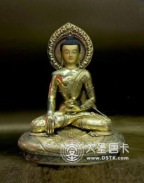 釋迦牟尼佛鎏金78cm