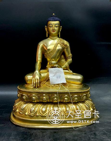 釋迦牟尼佛鎏金30cm