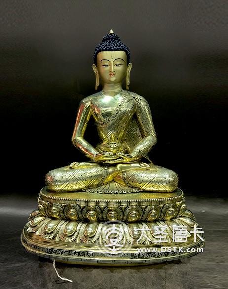 阿彌陀佛鎏金48cm