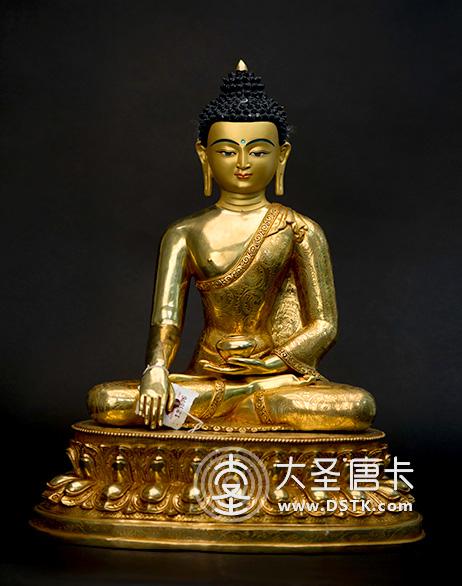 釋迦牟尼佛鎏金49cm