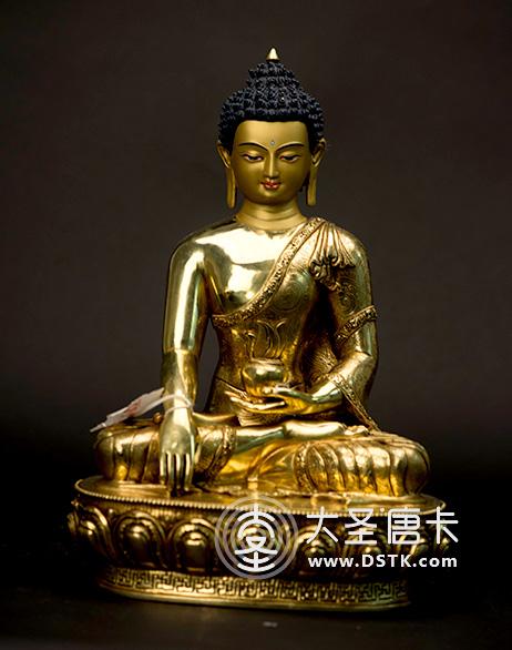 釋迦牟尼佛鎏金33cm