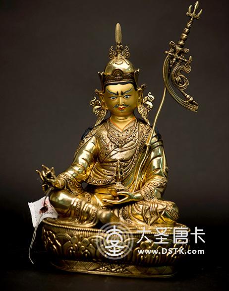 蓮花生大師鎏金33cm