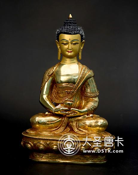 阿彌陀佛鎏金33cm