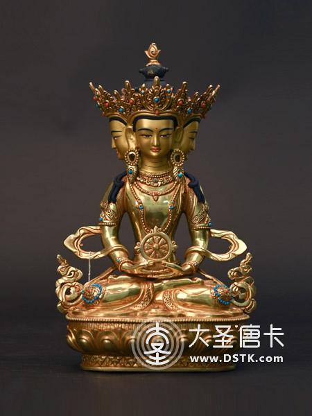 大日如來鎏金33cm