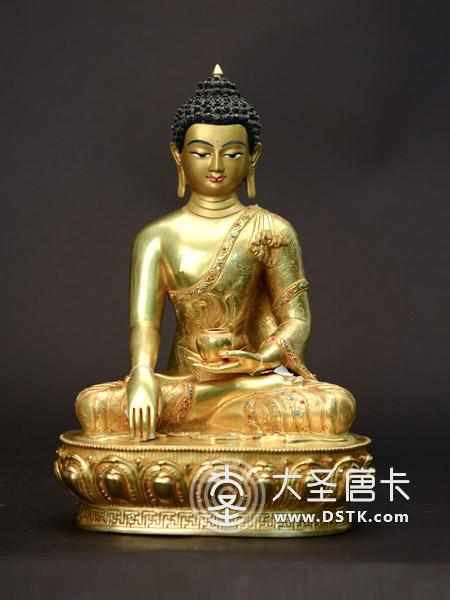 釋迦牟尼佛鎏金36cm