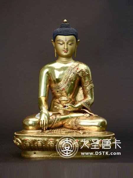 釋迦牟尼佛鎏金40cm