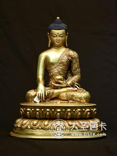 釋迦牟尼佛鎏金33cm