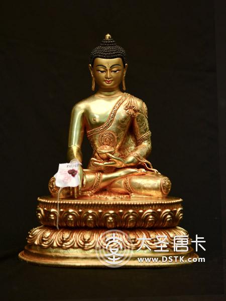 釋迦牟尼佛鎏金33cm