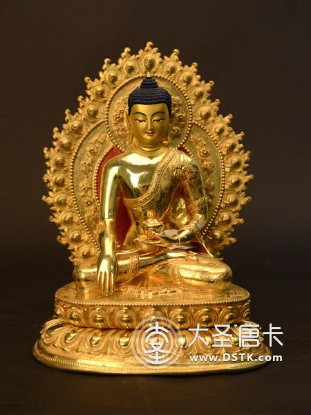 釋迦牟尼佛鎏金33cm