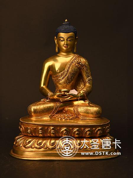 阿彌陀佛鎏金33cm