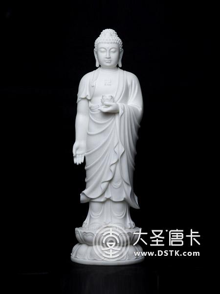 阿彌陀佛漢白玉68cm