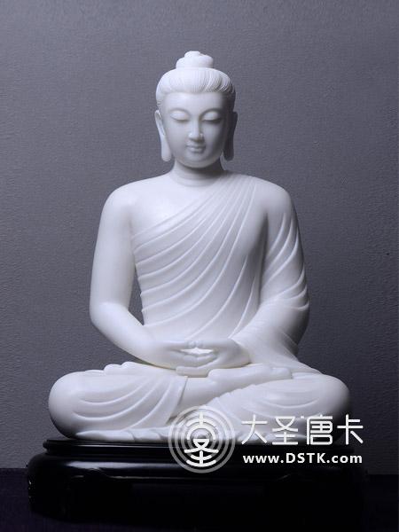 釋迦佛陀漢白玉68cm