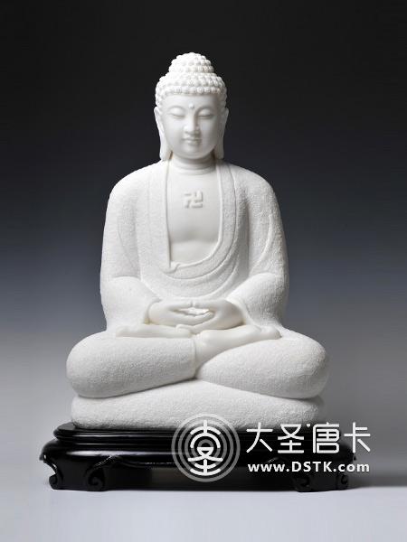 釋迦牟尼佛漢白玉48cm