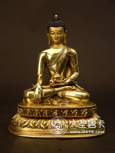 釋迦牟尼佛鎏金29cm