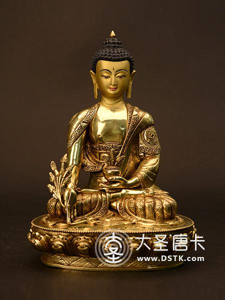 藥師佛鎏金33cm