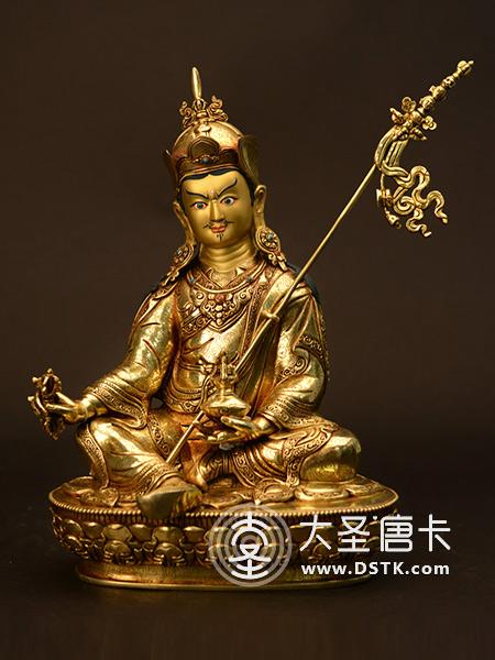 蓮花生大師鎏金35cm