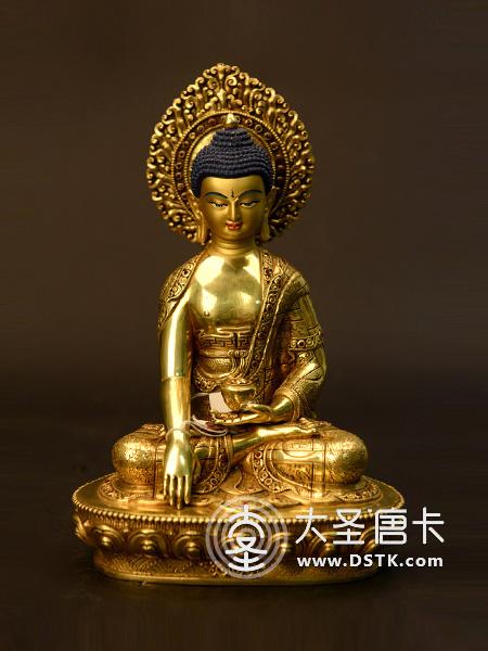 釋迦牟尼佛鎏金26cm