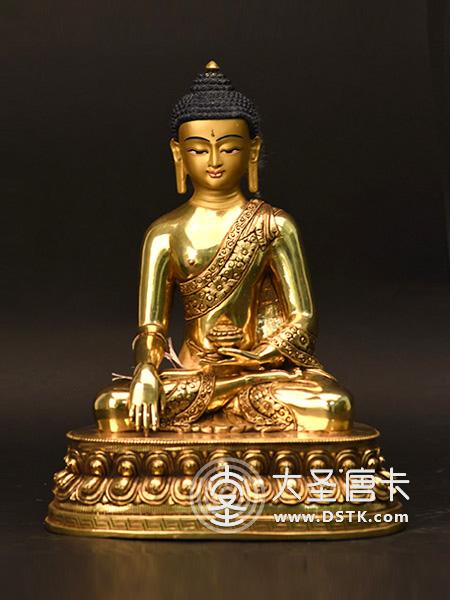 釋迦牟尼佛鎏金33cm