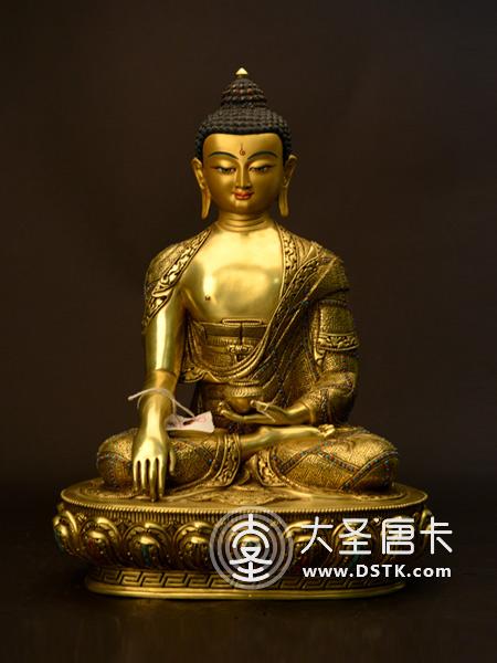 釋迦牟尼佛鎏金45cm