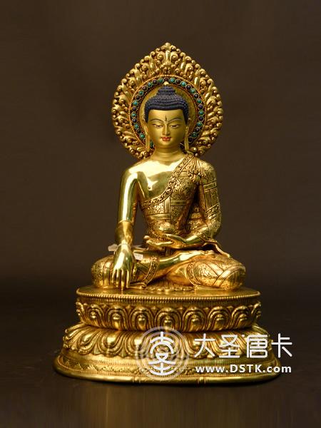 釋迦牟尼佛鎏金37cm