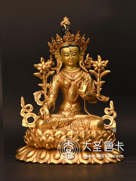 白度母蓮花底座33cm