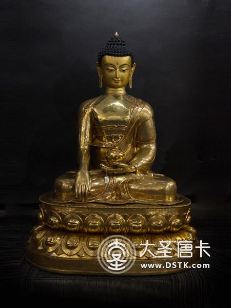 釋迦牟尼佛鎏金100cm