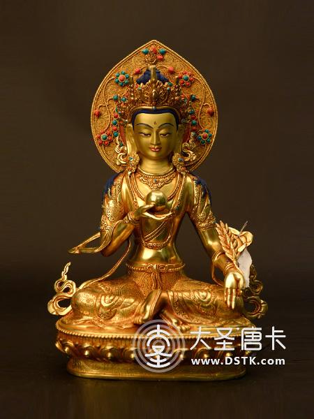 地藏王菩薩鎏金33cm