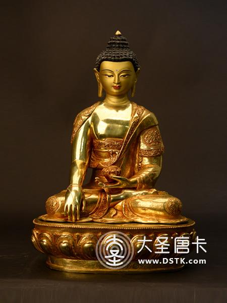 釋迦牟尼佛鎏金45cm