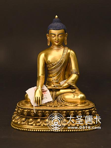 釋迦牟尼佛鎏金25cm