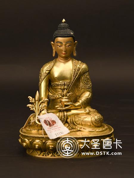 藥師佛鎏金23cm
