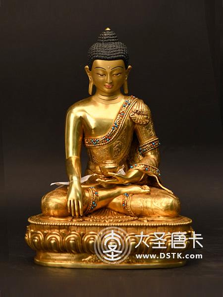 釋迦牟尼佛鎏金33cm