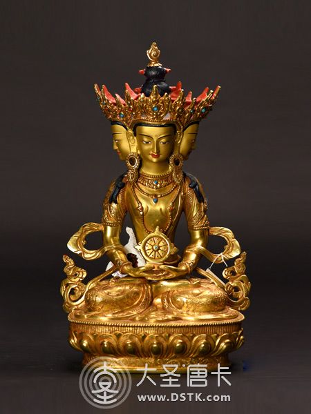 大日如來鎏金33cm