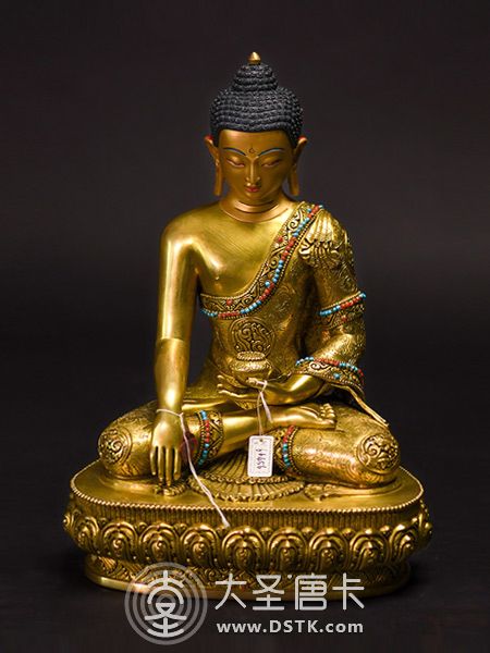 釋迦牟尼佛鎏金33cm