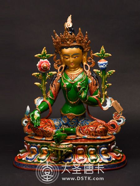 綠度母彩繪