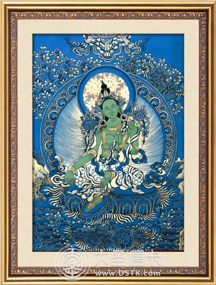 藍唐綠度母