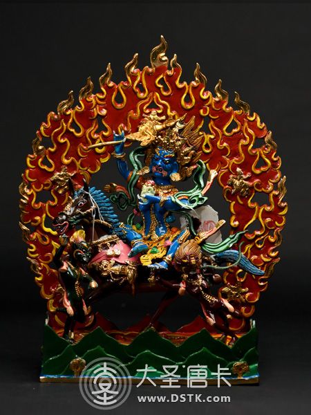 吉祥天母彩繪33cm