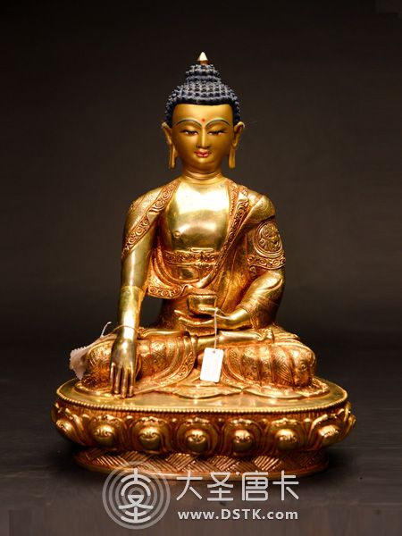 釋迦牟尼佛鎏金33cm