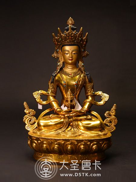 長(zhǎng)壽佛鎏金33cm