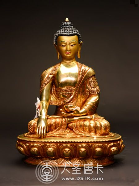 釋迦牟尼佛鎏金33cm