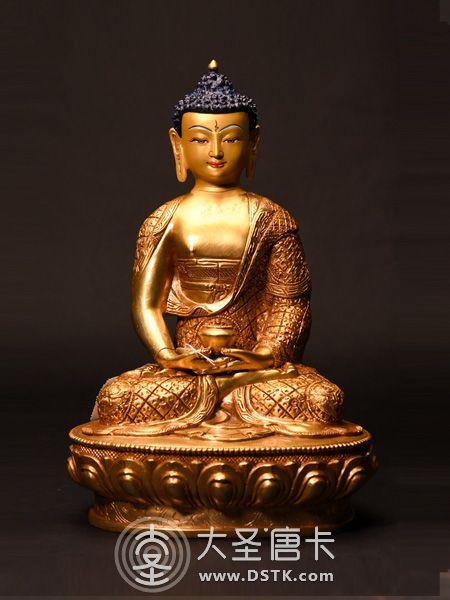 阿彌陀佛鎏金33cm