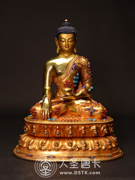 釋迦牟尼佛鎏金33cm