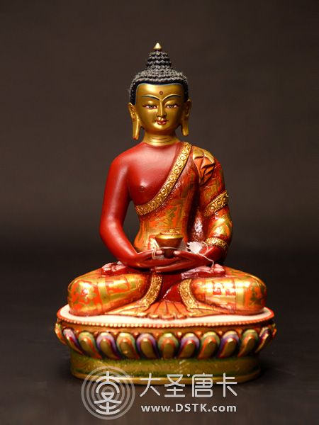 阿彌陀佛彩繪21cm