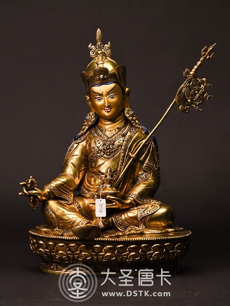 蓮花生大師鎏金36cm