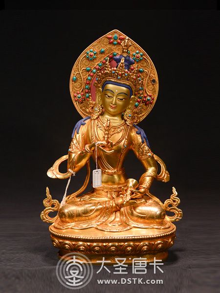 金剛薩垛背光鎏金33cm