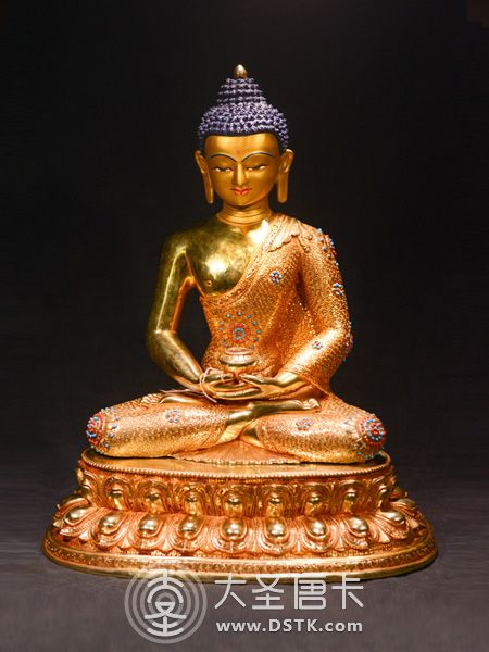 阿彌陀佛鎏金45cm