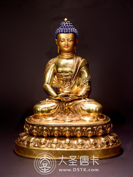 阿彌陀佛鎏金36cm