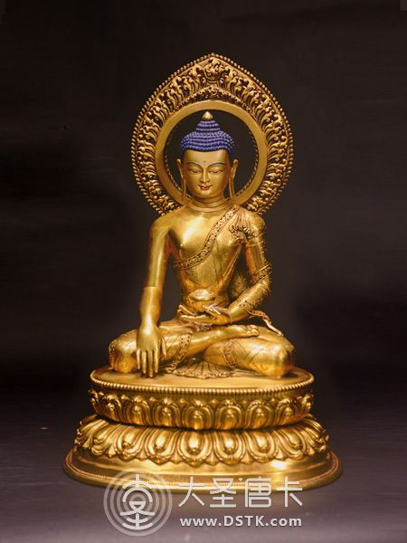 釋迦牟尼佛鎏金37cm